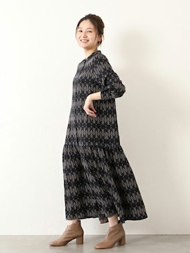 ondaさん（レディース・158cm）の冬コーディネート