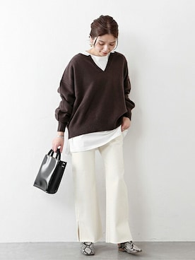 ondaさん(レディース・158cm)の冬コーディネート