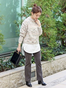 ondaさん(レディース・158cm)の冬コーディネート