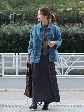 「BAGSINPROGRESS」｜ondaさん（レディース・158cm）の冬コーディネート