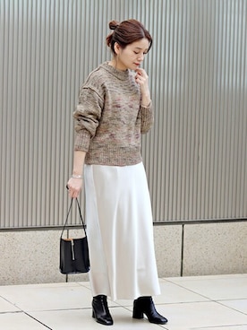 ondaさん（レディース・158cm）の冬コーディネート