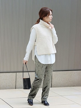 ondaさん（レディース・158cm）の冬コーディネート