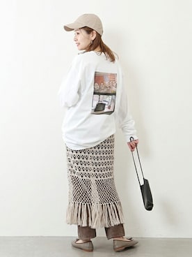 ondaさん（レディース・158cm）の冬コーディネート