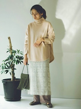 ondaさん（レディース・158cm）の冬コーディネート