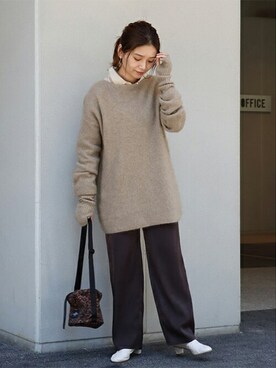 「BAGSINPROGRESS」｜ondaさん（レディース・158cm）の冬コーディネート