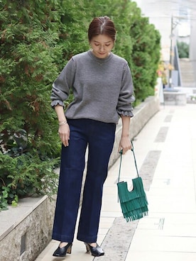 「journal standard」｜ondaさん（レディース・158cm）の冬コーディネート