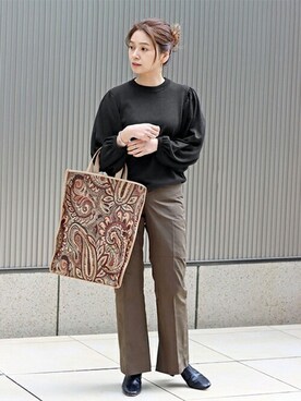 ondaさん（レディース・158cm）の冬コーディネート