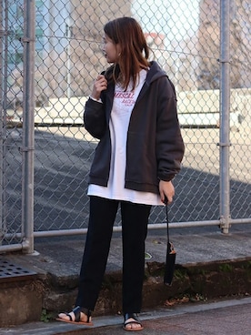 「PIENI（ピエニ）のアイテム」を使った、ondaさん（レディース・158cm）の冬コーディネート