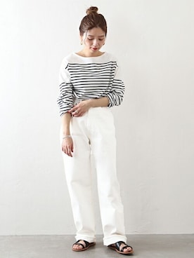 「CIOTA（シオタ）のアイテム」を使った、ondaさん（レディース・158cm）の冬コーディネート