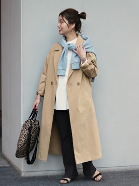 「Drifter（ドリフター）のアイテム」を使った、ondaさん（レディース・158cm）の冬コーディネート