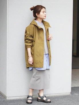 「JOURNAL STANDARD（ジャーナルスタンダード）のアイテム（ベスト）」を使った、ondaさん（レディース・158cm）の冬コーディネート