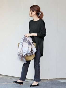 ondaさん(レディース・158cm)の冬コーディネート