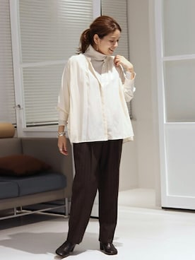 ondaさん（レディース・158cm）の冬コーディネート