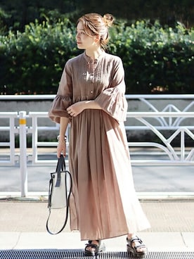 「the dilettante（ザ・ディレッタント）のアイテム」を使った、ondaさん（レディース・158cm）の冬コーディネート