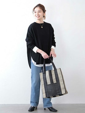 「REMME（レメ）のアイテム」を使った、ondaさん（レディース・158cm）の冬コーディネート