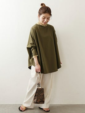 「VICE VERSA（バイスバース）のアイテム」を使った、ondaさん（レディース・158cm）の春コーディネート