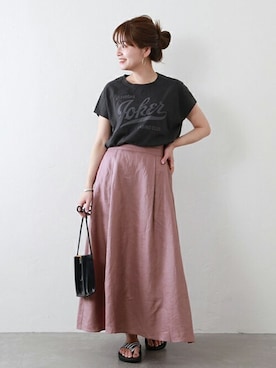 「RIDING HIGH（ライディングハイ）のアイテム」を使った、ondaさん（レディース・158cm）の春コーディネート