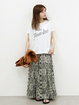 「RIDING HIGH（ライディングハイ）のアイテム」を使った、ondaさん（レディース・158cm）の春コーディネート