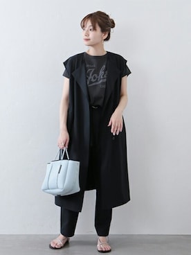 「RIDING HIGH（ライディングハイ）のアイテム」を使った、ondaさん（レディース・158cm）の春コーディネート