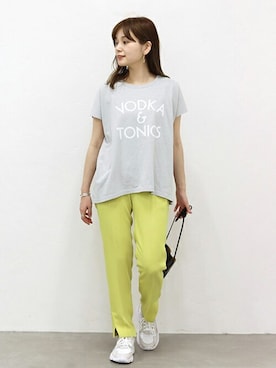 「RIDING HIGH（ライディングハイ）のアイテム」を使った、ondaさん（レディース・158cm）の春コーディネート