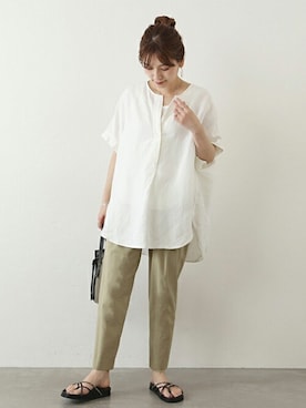 「the dilettante（ザ・ディレッタント）のアイテム」を使った、ondaさん（レディース・158cm）の春コーディネート