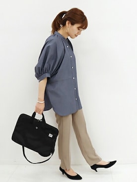 「Drifter（ドリフター）のアイテム」を使った、ondaさん（レディース・158cm）の春コーディネート