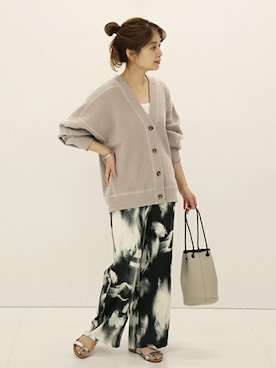 「PLAKTON（プラクトン）のアイテム」を使った、ondaさん（レディース・158cm）の春コーディネート