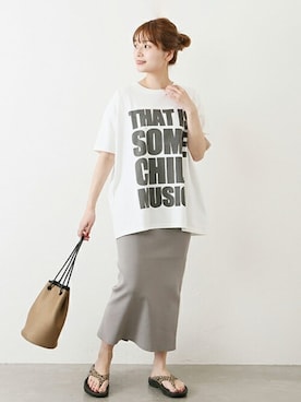 「YAHKI（ヤーキ）のアイテム」を使った、ondaさん（レディース・158cm）の春コーディネート