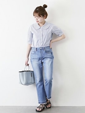 「Teva（テバ）のアイテム」を使った、ondaさん（レディース・158cm）の春コーディネート