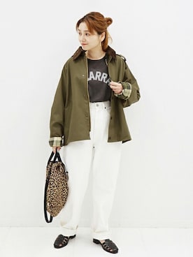 「CIOTA（シオタ）のアイテム」を使った、ondaさん（レディース・158cm）の春コーディネート