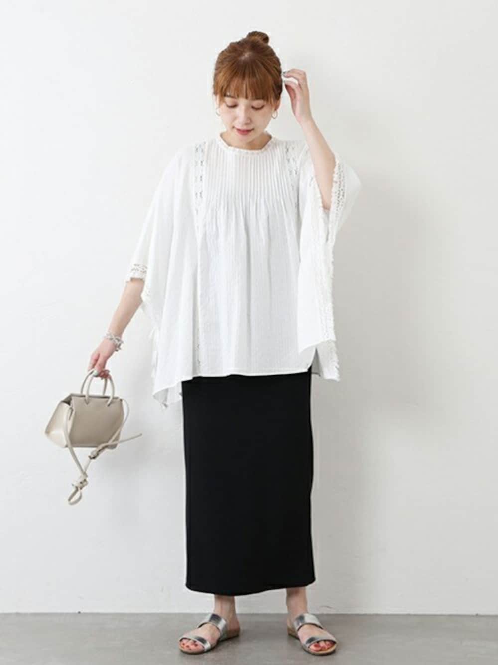 JOURNAL STANDARD - 【新品】JOURNAL STANDARDドビークロスレースサンドブラウス 白 JOURNAL STANDARD（ジャーナルスタンダード）の「ドビークロス