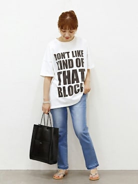 「YAHKI（ヤーキ）のアイテム」を使った、ondaさん（レディース・158cm）の夏コーディネート