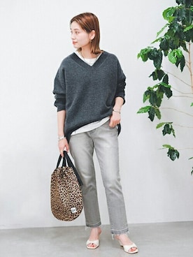 「Drifter（ドリフター）のアイテム」を使った、ondaさん（レディース・158cm）の夏コーディネート