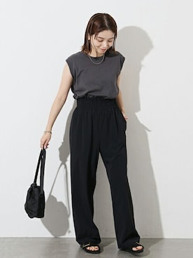 「BAGSINPROGRESS（バッグズインプログレス）のアイテム」を使った、ondaさん（レディース・158cm）の夏コーディネート