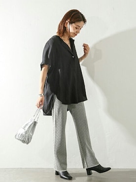 「NOMADIS（ノマディス）のアイテム」を使った、ondaさん（レディース・158cm）の夏コーディネート