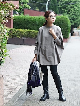 ondaさん（レディース・158cm）の秋コーディネート