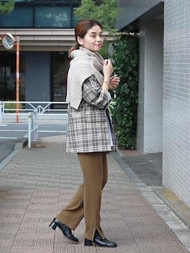 「REMME（レメ）のアイテム」を使った、ondaさん（レディース・158cm）の秋コーディネート