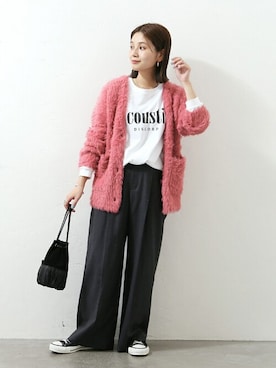 「NOMADIS（ノマディス）のアイテム」を使った、ondaさん（レディース・158cm）の冬コーディネート