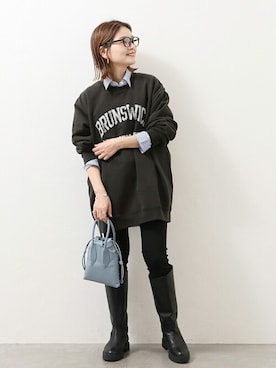 ondaさん(レディース・158cm)の冬コーディネート