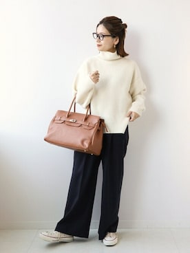 ondaさん（レディース・158cm）の冬コーディネート