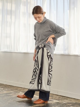 ondaさん（レディース・158cm）の冬コーディネート