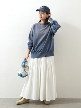 「RIDING HIGH（ライディングハイ）のアイテム」を使った、ondaさん（レディース・158cm）の冬コーディネート