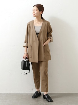 「JOURNAL STANDARD SELECT（ジャーナルスタンダードセレクト）のアイテム」を使った、ondaさん（レディース・158cm）の冬コーディネート