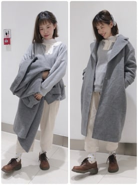 「LARME（ラルム）のアイテム」を使った、🐽💓Sさん（レディース・165cm）の冬コーディネート