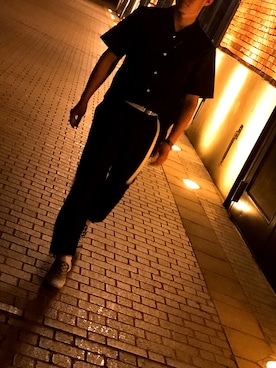 「アイテム（スリッポン、その他）」を使った、こーさん（メンズ・180cm）の夏コーディネート