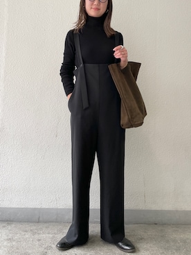 「Hender Scheme（エンダースキーマ）のアイテム」を使った、YUKAさん（レディース・167cm）の冬コーディネート
