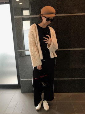 「L.D.S.（エルディーエス）のアイテム」を使った、田神まみさん（レディース・165cm）の秋コーディネート