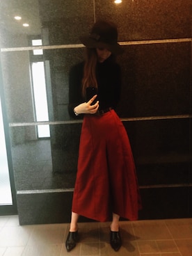 田神まみさん（レディース・165cm）の秋コーディネート