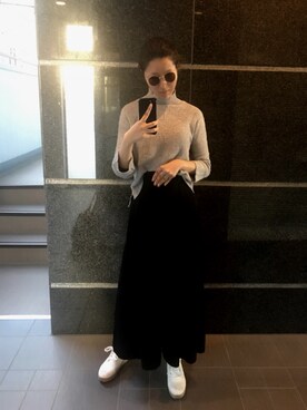 田神まみさん(レディース・165cm)の秋コーディネート