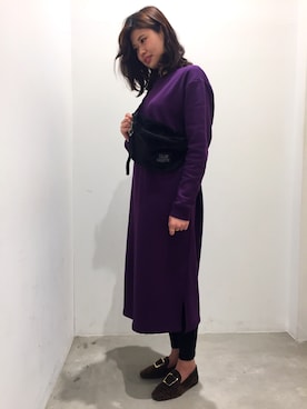 「YECCA VECCA（イェッカヴェッカ）のアイテム（パンプス）」を使った、yukoさん（レディース・168cm）の秋コーディネート